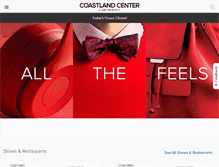 Tablet Screenshot of coastlandcenter.com